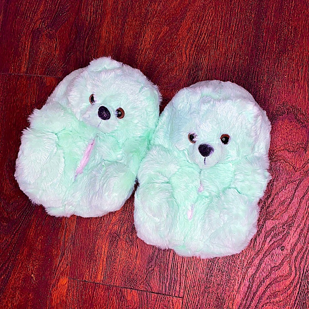 Kids Teddy Bear Slippers